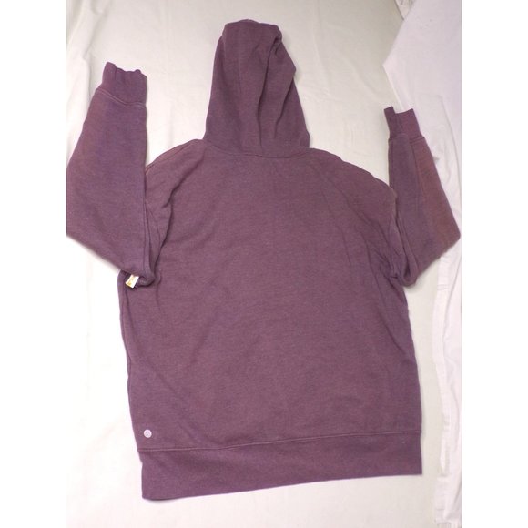 🆕ZELLA Vintage Wash Fleece Hoodie Sweatshirt Burgundy Large 12-14 - Picture 7 of 8